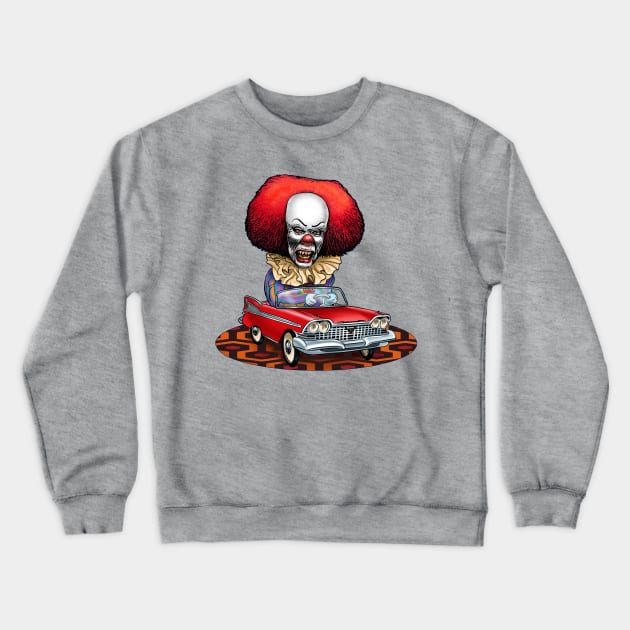 Christine Pedal Car Crewneck Sweatshirt by ChetArt